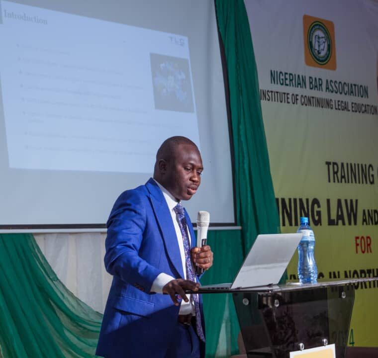 Olatunji muritala in an NBA conference