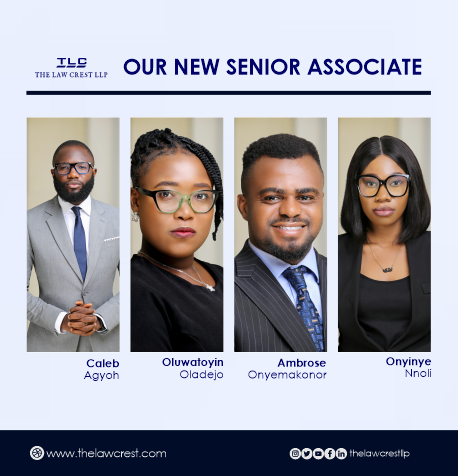 Senior Associates at The Law Crest